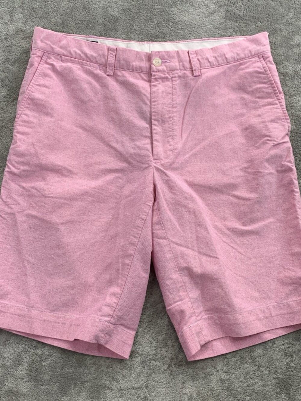 Polo Ralph Lauren Chino Shorts Men 34 Classic Fit Pink Flat Front Casual Preppy